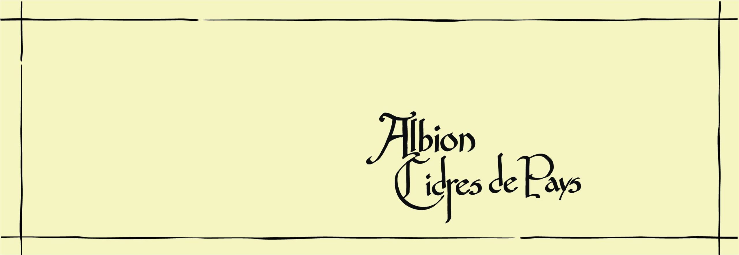 Albion - Cidres de Pays