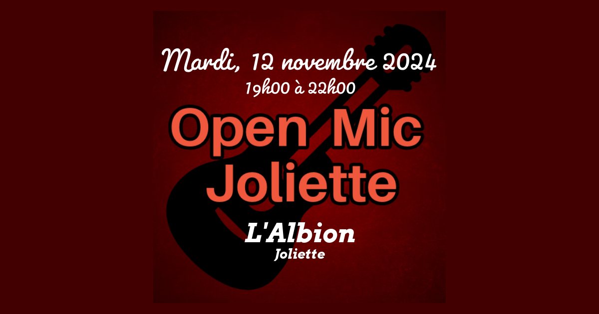 Open Mic Joliette