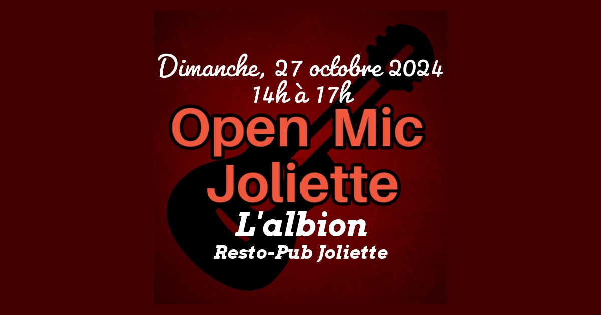 Open Mic Joliette